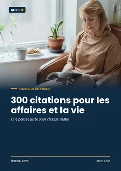 Couverture du guide 300 citations pour les affaires et la vie