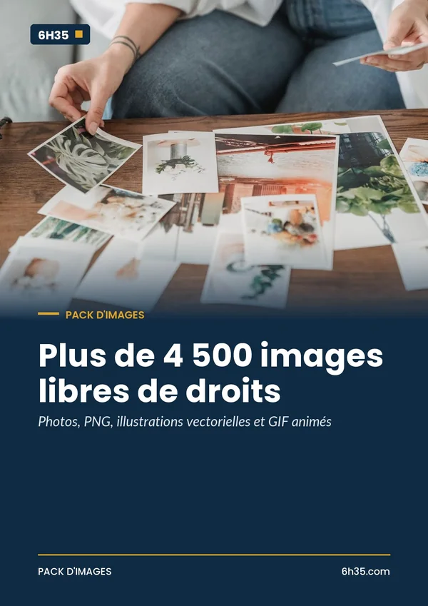 Couverture du pack Plus de 4 500 images libres de droits