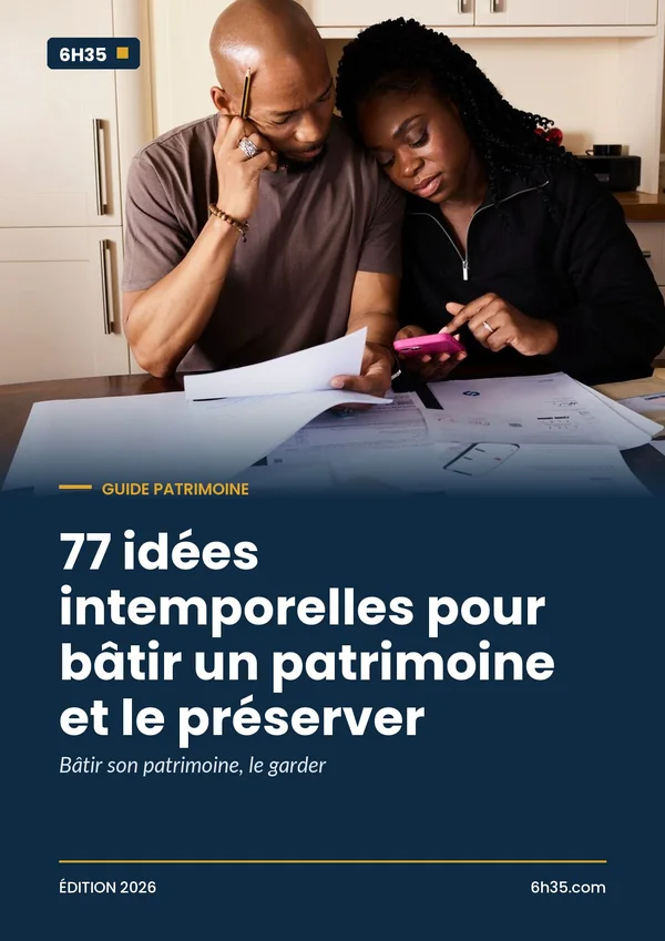 Couverture du guide 77 idées intemporelles pour bâtir un patrimoine et le préserver