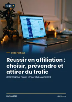 Couverture du guide Réussir en affiliation : choisir, prévendre et attirer du trafic
