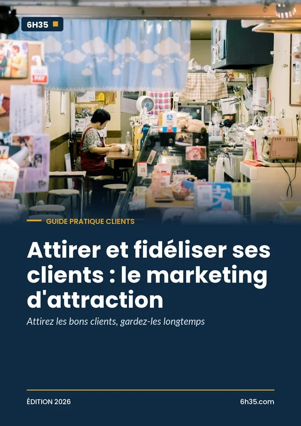 Couverture du guide Attirer et fidéliser ses clients : le marketing d'attraction