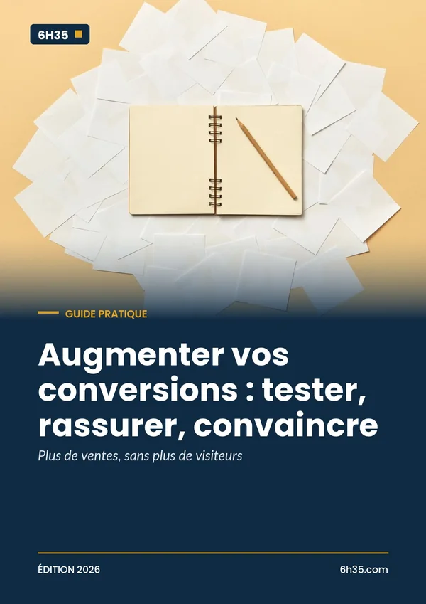 Couverture du guide Augmenter vos conversions : tester, rassurer, convaincre