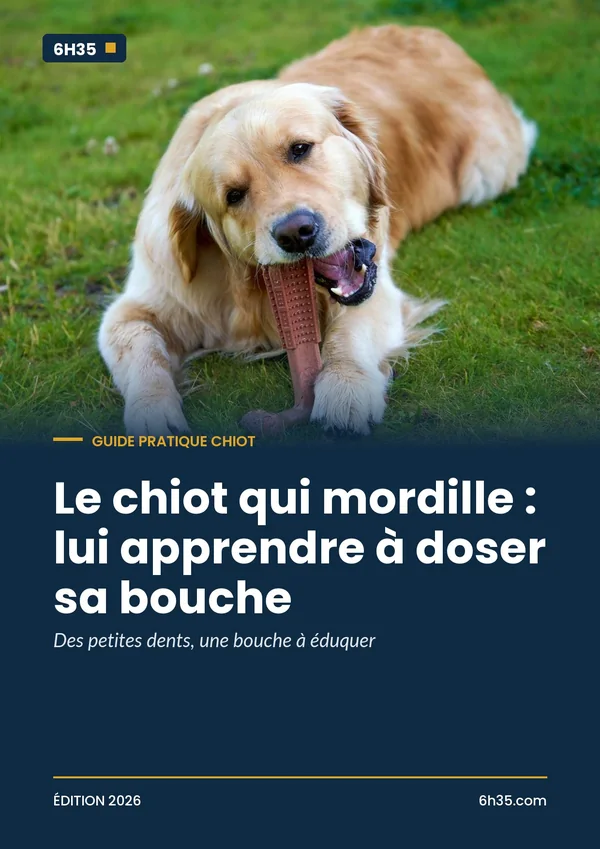 Le chiot qui mordille : lui apprendre à doser sa bouche
