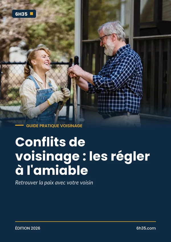 Conflits de voisinage : les régler à l'amiable