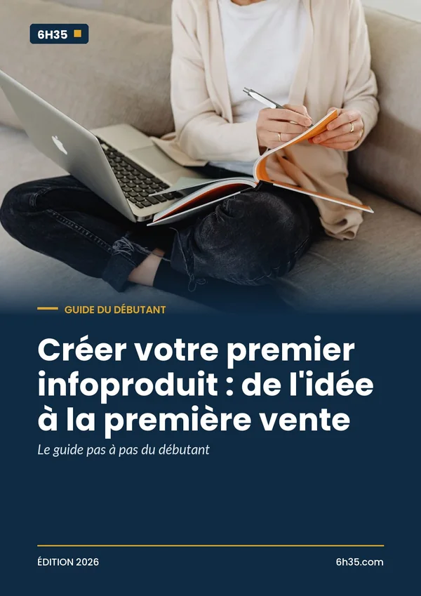 Couverture du guide Créer votre premier infoproduit : de l'idée à la première vente