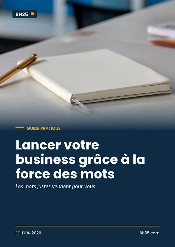 Couverture du guide Lancer votre business grâce à la force des mots