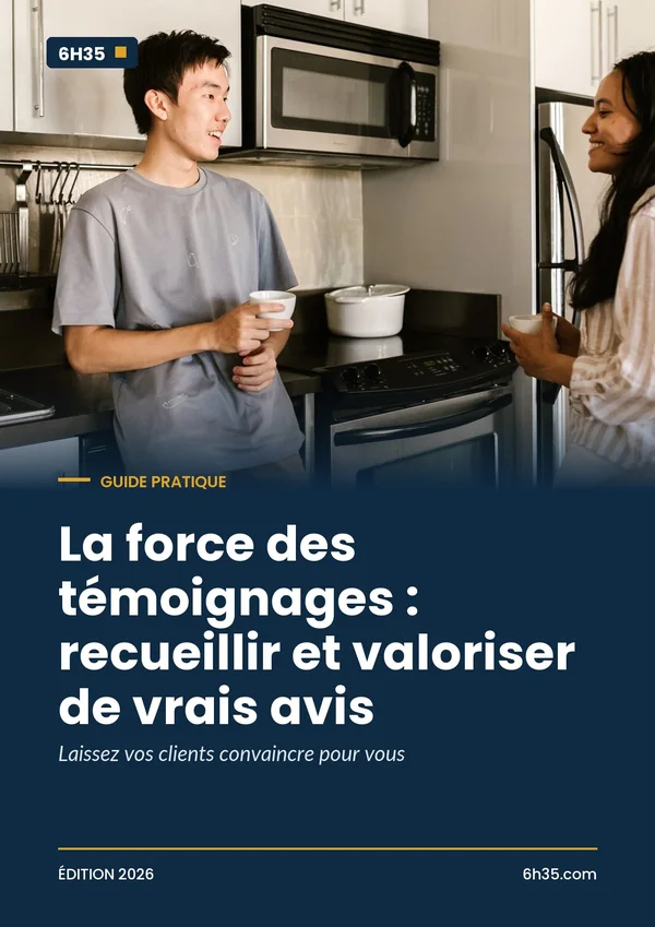 Couverture du guide La force des témoignages : recueillir et valoriser de vrais avis