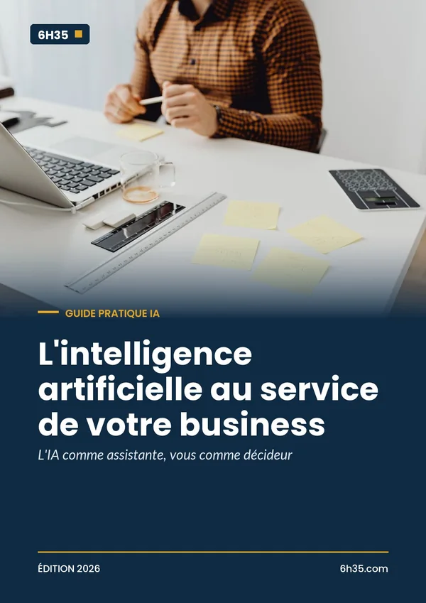 Couverture du guide L'intelligence artificielle au service de votre business