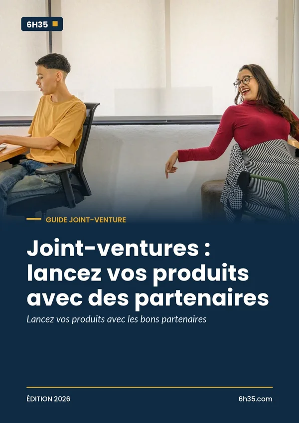 Couverture du guide Joint-ventures : lancez vos produits avec des partenaires