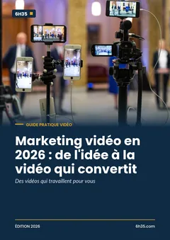 Couverture du guide Marketing vidéo en 2026 : de l'idée à la vidéo qui convertit