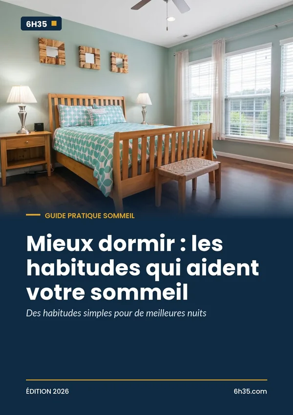 Couverture du guide Mieux dormir : les habitudes qui aident votre sommeil