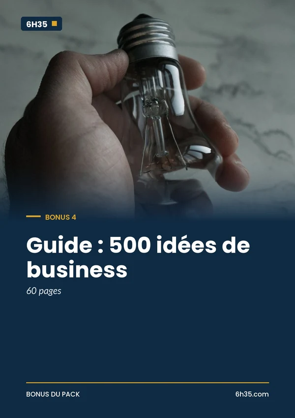 Guide : 500 idées de business