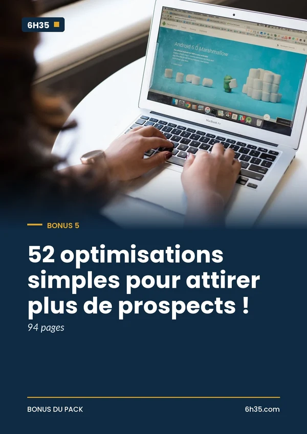 52 optimisations simples pour attirer plus de prospects !