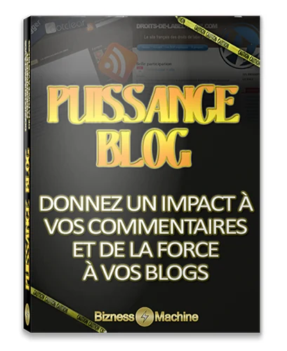 Couverture de l’ebook Puissance Blog