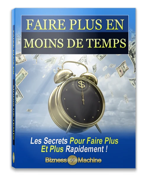 Couverture de l’ebook Faire plus en moins de temps