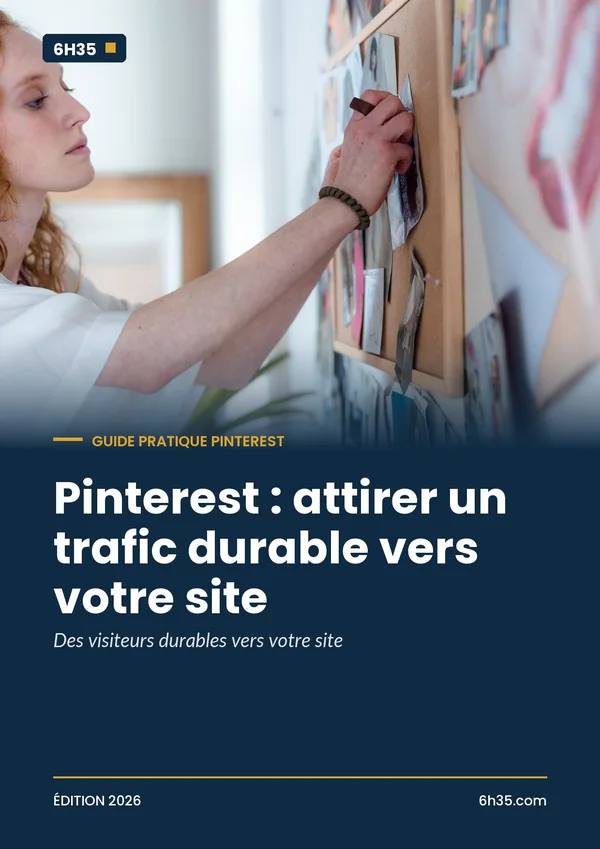 Couverture du guide Pinterest : attirer un trafic durable vers votre site