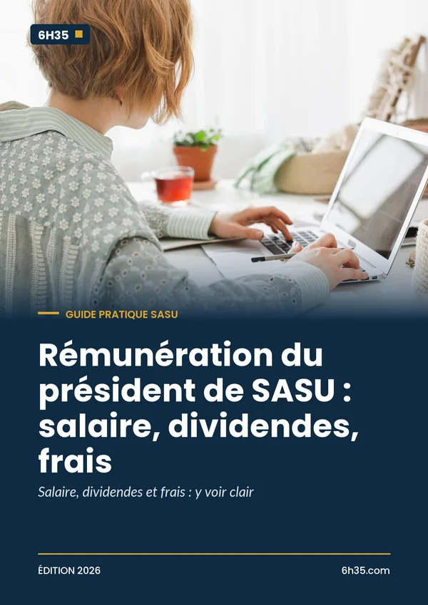 Couverture du guide Rémunération du président de SASU : salaire, dividendes, frais