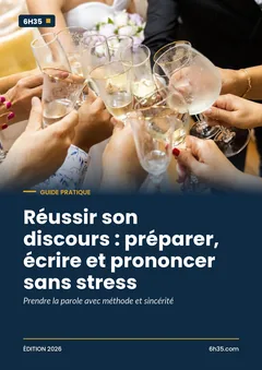 Couverture du guide Réussir son discours : préparer, écrire et prononcer sans stress