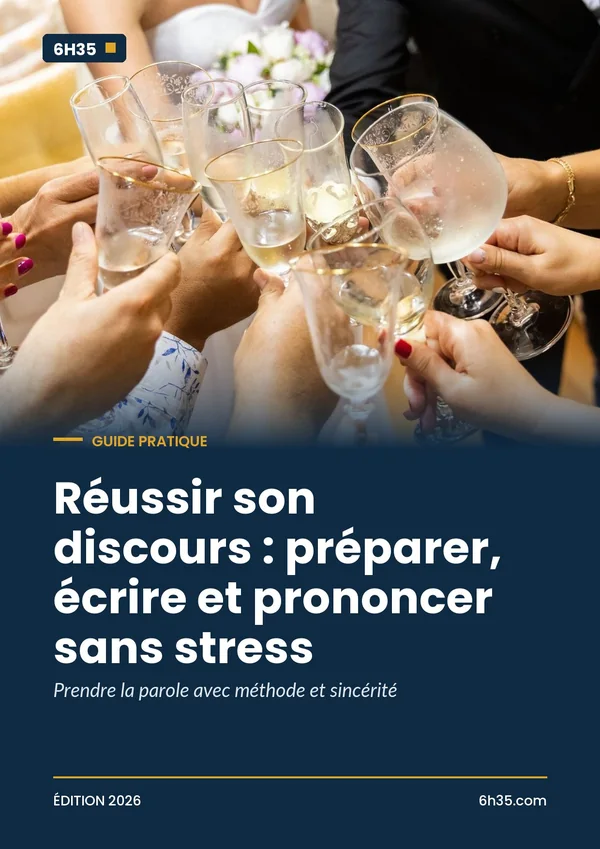 Couverture du guide Réussir son discours : préparer, écrire et prononcer sans stress