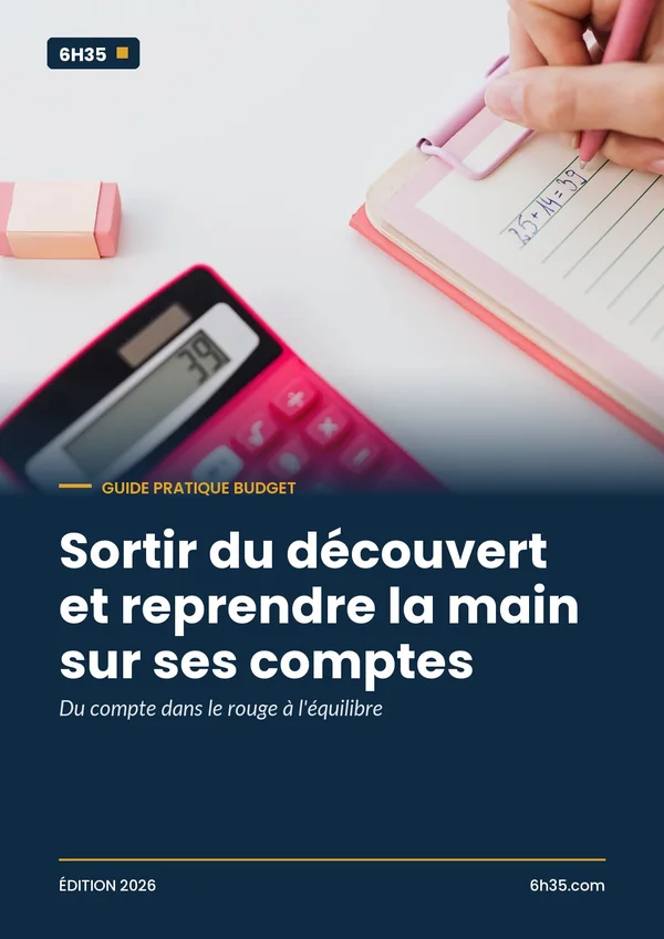 Couverture du guide Sortir du découvert et reprendre la main sur ses comptes