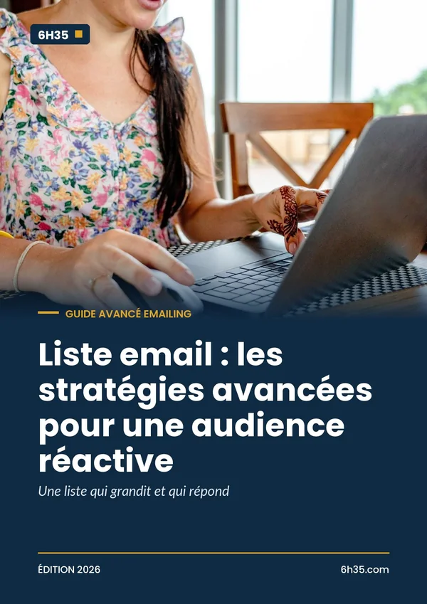 Couverture du guide Liste email : les stratégies avancées pour une audience réactive