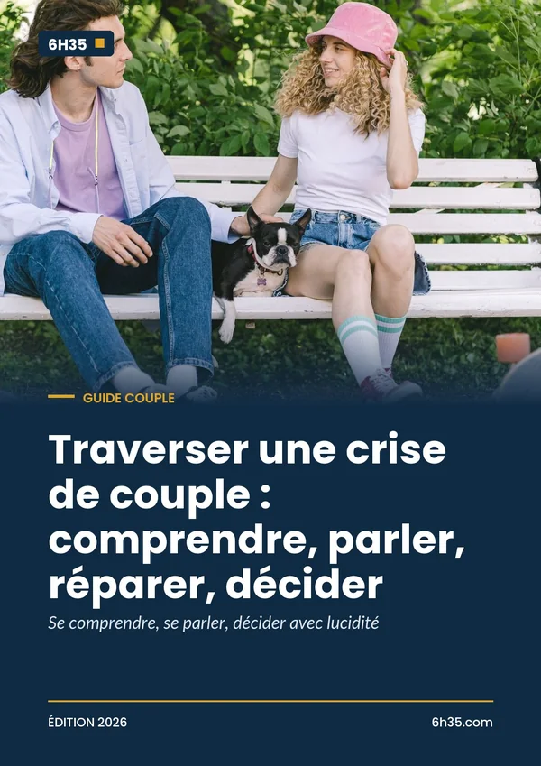 Couverture du guide Traverser une crise de couple : comprendre, parler, réparer, décider